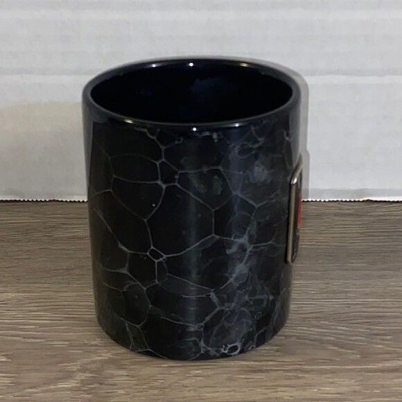 Dale Earnhardt Black Marble Pewter Emblem Cup Mug - Picture 4 of 6